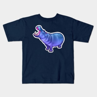 Shimmer Hippo Kids T-Shirt